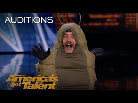 Watch Sethward The Caterpillar confuse America's Got Talent | Simon Cowell says it's  'the worst act we’ve had'